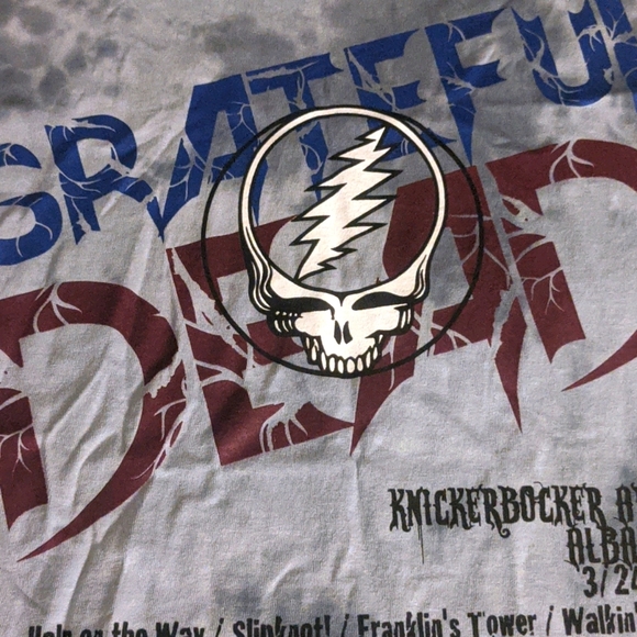 Grateful Dead 1990 Concert Tour tee (2017 reprint) - Picture 1 of 8